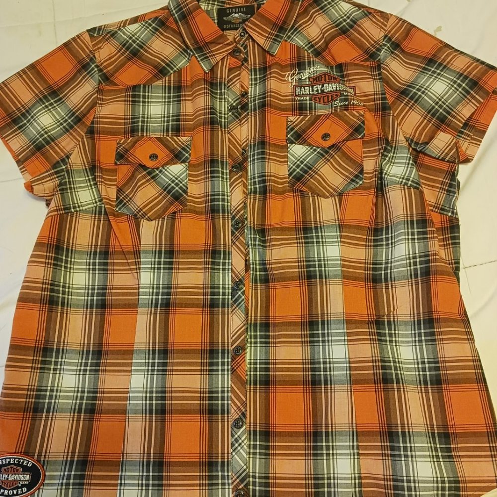 Harley Davidson Front Snap TShirt